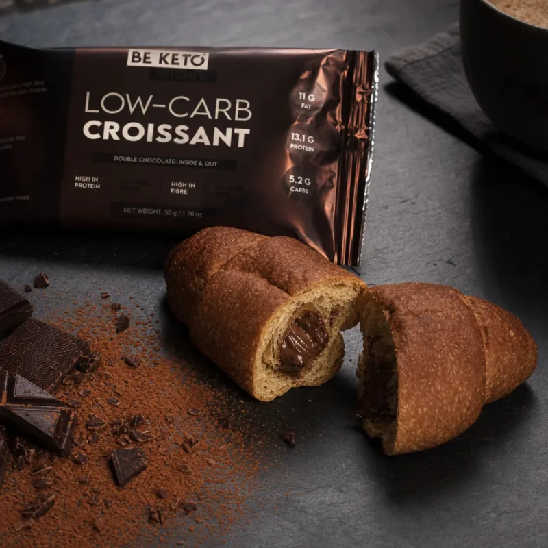 Croissant bajo en carbohidratos doble chocolate 50g