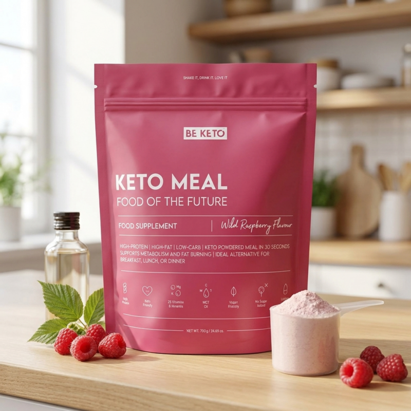Batidos sustitutivos keto – frambuesa silvestre 700g