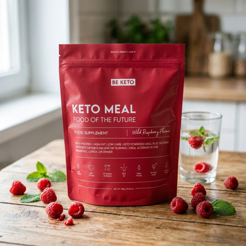 Batidos sustitutivos keto – frambuesa silvestre 700g