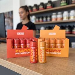 Shot pre-entreno – mango & maracuyá